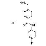 4-(aminomethyl)-N-(4-fluorophenyl)benzamide hydrochloride