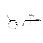 2-amino-3-(3,4-difluorophenoxy)-2-methylpropanenitrile