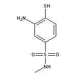 3-amino-N-methyl-4-sulfanylbenzene-1-sulfonamide