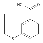 3-(prop-2-yn-1-ylsulfanyl)benzoic acid