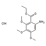 ethyl 6-amino-2,3,4-trimethoxybenzoate hydrochloride