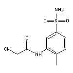 2-chloro-N-(2-methyl-5-sulfamoylphenyl)acetamide