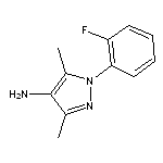 1-(2-fluorophenyl)-3,5-dimethyl-1H-pyrazol-4-amine