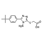 2-{[4-amino-5-(4-tert-butylphenyl)-4H-1,2,4-triazol-3-yl]sulfanyl}acetic acid