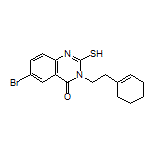 6-Bromo-3-[2-(1-cyclohexenyl)ethyl]-2-mercaptoquinazolin-4(3H)-one