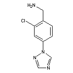 [2-chloro-4-(1H-1,2,4-triazol-1-yl)phenyl]methanamine