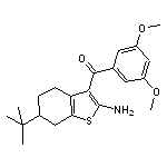 (2-Amino-6-tert-butyl-4,5,6,7-tetrahydro-benzo[b]thiophen-3-yl)-(3,5-dimethoxy-phenyl)-methanone