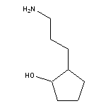 2-(3-aminopropyl)cyclopentan-1-ol