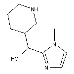 (1-methyl-1H-imidazol-2-yl)(piperidin-3-yl)methanol