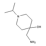 4-(aminomethyl)-1-(propan-2-yl)piperidin-4-ol