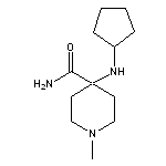 4-(cyclopentylamino)-1-methylpiperidine-4-carboxamide