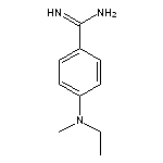 4-[ethyl(methyl)amino]benzene-1-carboximidamide