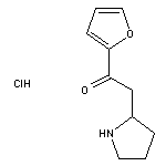 1-(furan-2-yl)-2-(pyrrolidin-2-yl)ethan-1-one hydrochloride