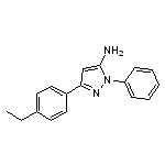 3-(4-ethylphenyl)-1-phenyl-1H-pyrazol-5-amine