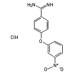 4-(3-nitrophenoxy)benzene-1-carboximidamide hydrochloride