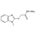 2-[(1-methyl-1H-1,3-benzodiazol-2-yl)sulfanyl]acetohydrazide