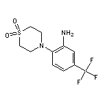 4-[2-amino-4-(trifluoromethyl)phenyl]-1$l^{6},4-thiomorpholine-1,1-dione