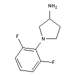 1-(2,6-difluorophenyl)pyrrolidin-3-amine