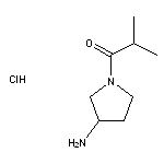 1-(3-aminopyrrolidin-1-yl)-2-methylpropan-1-one hydrochloride