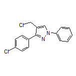 4-(Chloromethyl)-3-(4-chlorophenyl)-1-phenylpyrazole