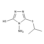 4-amino-5-(isopropylthio)-4H-1,2,4-triazole-3-thiol