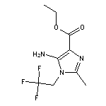 ethyl 5-amino-2-methyl-1-(2,2,2-trifluoroethyl)-1H-imidazole-4-carboxylate