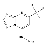 7-hydrazinyl-5-(trifluoromethyl)-[1,2,4]triazolo[1,5-a]pyrimidine