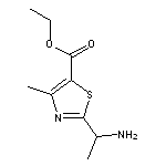 ethyl 2-(1-aminoethyl)-4-methyl-1,3-thiazole-5-carboxylate