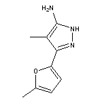 4-methyl-3-(5-methylfuran-2-yl)-1H-pyrazol-5-amine