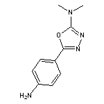 5-(4-aminophenyl)-N,N-dimethyl-1,3,4-oxadiazol-2-amine