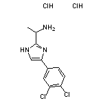 1-[4-(3,4-dichlorophenyl)-1H-imidazol-2-yl]ethan-1-amine dihydrochloride