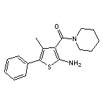 4-methyl-5-phenyl-3-(piperidin-1-ylcarbonyl)thien-2-ylamine