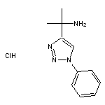 2-(1-phenyl-1H-1,2,3-triazol-4-yl)propan-2-amine hydrochloride