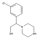 2-(3-chlorophenyl)-2-(piperazin-1-yl)ethan-1-ol