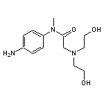 N-(4-aminophenyl)-2-[bis(2-hydroxyethyl)amino]-N-methylacetamide