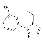 3-(1-ethyl-1H-imidazol-2-yl)aniline