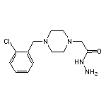 2-{4-[(2-chlorophenyl)methyl]piperazin-1-yl}acetohydrazide