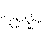 4-amino-5-(3-methoxyphenyl)-4H-1,2,4-triazole-3-thiol