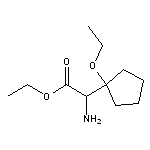 ethyl 2-amino-2-(1-ethoxycyclopentyl)acetate