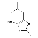 2-methyl-4-(2-methylpropyl)-1,3-thiazol-5-amine