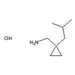 [1-(2-methylpropyl)cyclopropyl]methanamine hydrochloride