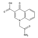 1-(carbamoylmethyl)-4-oxo-1,4-dihydroquinoline-3-carboxylic acid