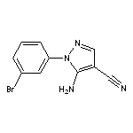 5-amino-1-(3-bromophenyl)-1H-pyrazole-4-carbonitrile