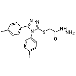 2-{[bis(4-methylphenyl)-4H-1,2,4-triazol-3-yl]sulfanyl}acetohydrazide