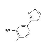 2-methyl-5-(4-methyl-1,3-oxazol-2-yl)aniline