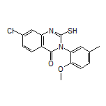 7-chloro-2-mercapto-3-(2-methoxy-5-methylphenyl)quinazolin-4(3H)-one