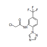 N-[2-(1H-1,2,4-Triazol-1-yl)-5-(trifluoromethyl)phenyl]-2-chloroacetamide