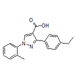 3-(4-Ethylphenyl)-1-(o-tolyl)pyrazole-4-carboxylic Acid