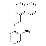 2-[(naphthalen-1-ylmethyl)sulfanyl]aniline