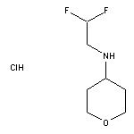 N-(2,2-difluoroethyl)oxan-4-amine hydrochloride